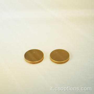 Specchio piatto BK7 in oro protetto da 12,7 mm di diametro